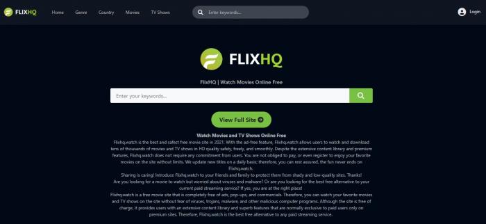FlixHQ Review Your Go-To Guide for Safe Online Streaming